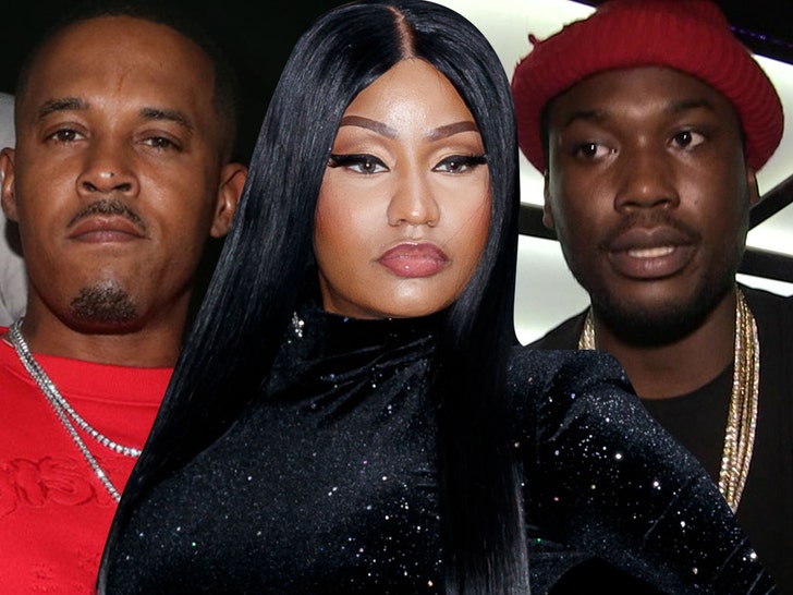 Nicki Minaj, Husband Get Into Heated Argument With Her Ex Meek Mill