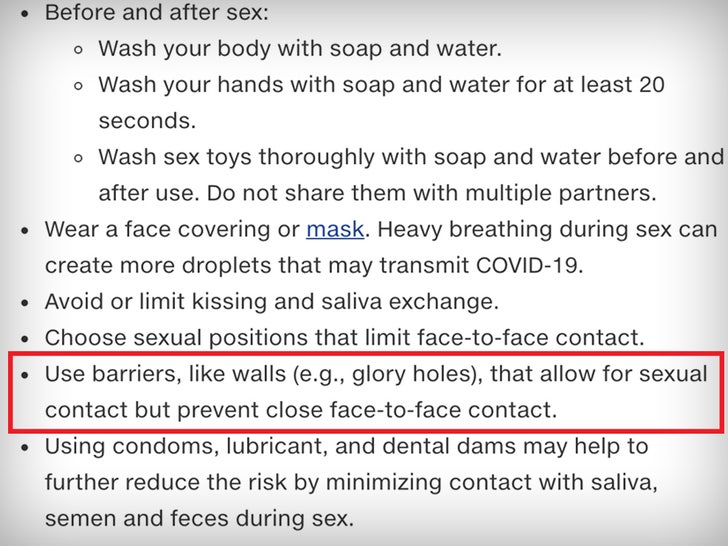 Glory holes are being recommended for COVID-19 safe sex - Cult MTL