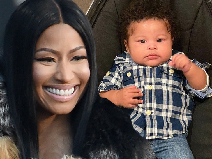 Nicki Minaj Posts Photos And Video Of Her Baby Nicknamed Papa Bear