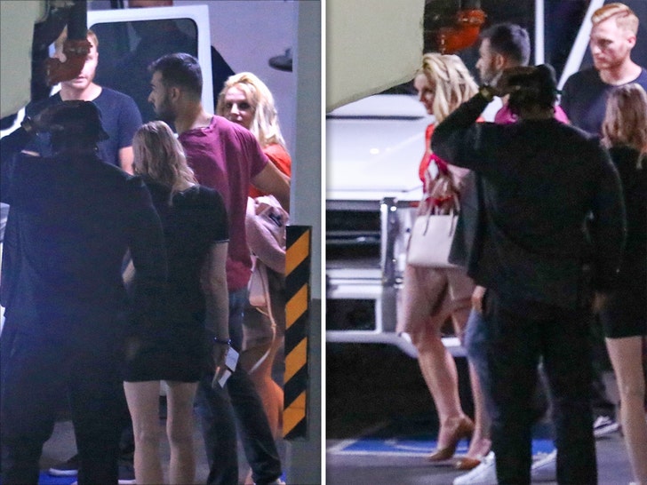 Britney Spears Dancing with Sam Asghari During Date Night After Conservatorship