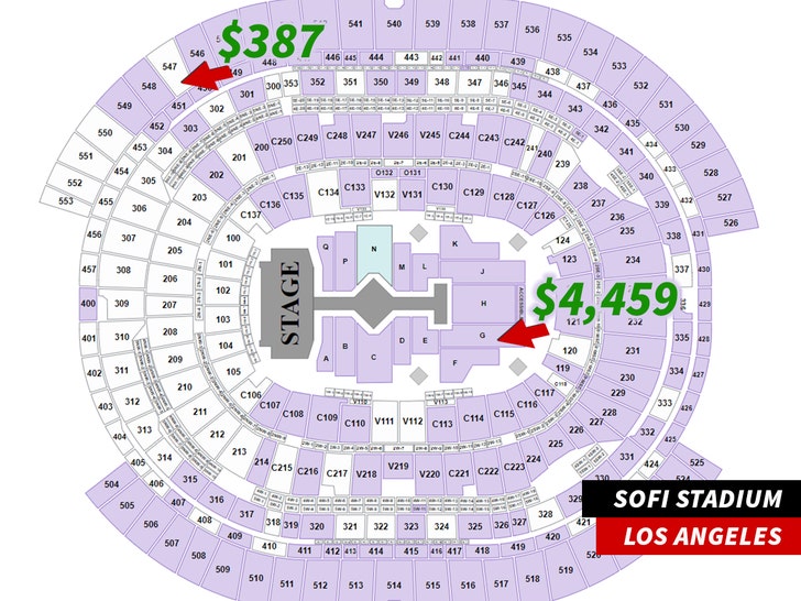 eras tour seating chart us bank