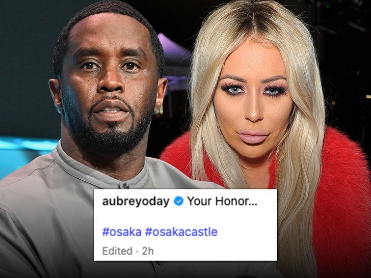 Diddy and Aubrey O Day Getty 1
