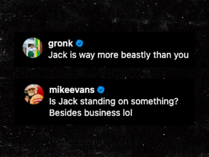 rob gronkowski mike evans tom brady jack instagram comments sub