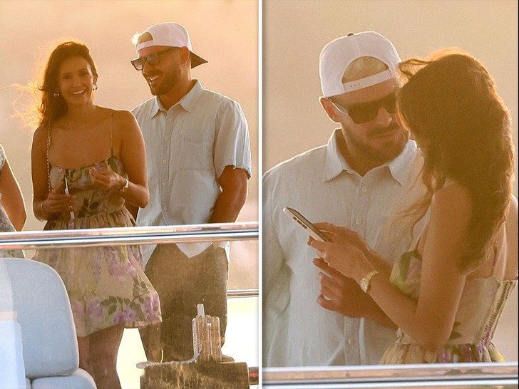 Zac Efron and Nina Dobrev Spotted Chatting Closely on Yacht