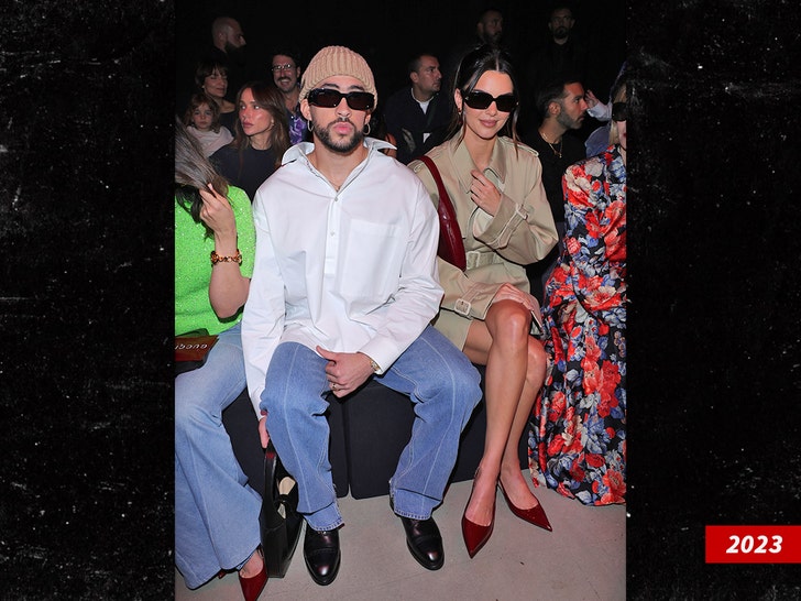 Kendall Jenner Bad Bunny Sub Getty Swipe