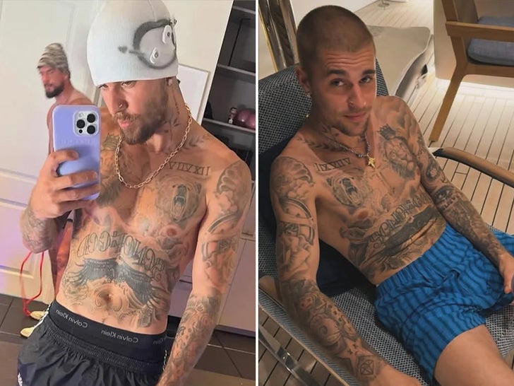 Justin Bieber's Shirtless Shots