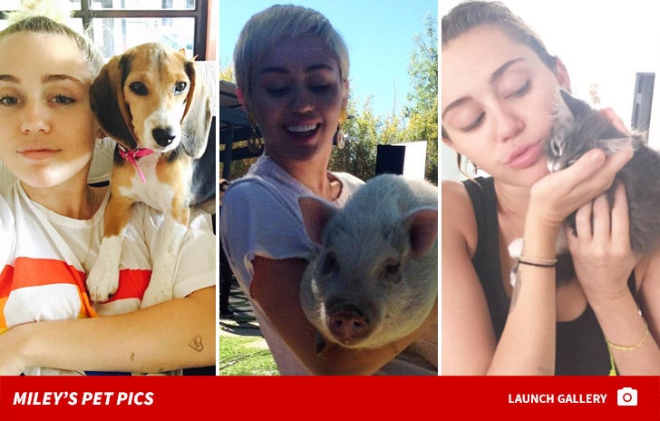 Miley Cyrus Pet Pics