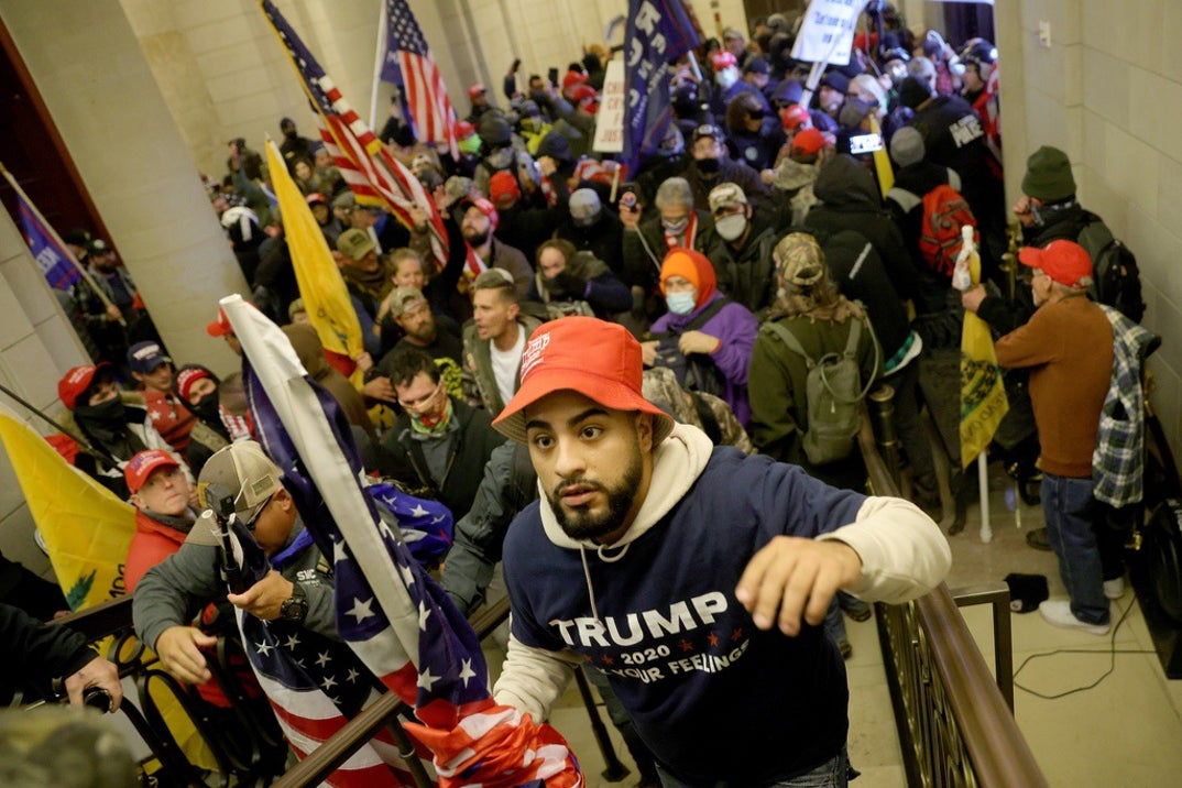 Pro-Trump Protesters Storm U.S. Capitol Photos 57