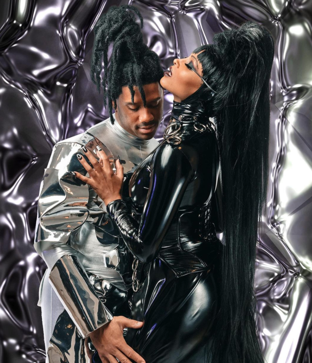 Ciara And Russell Wilson As Busta Rhymes And Janet Jackson