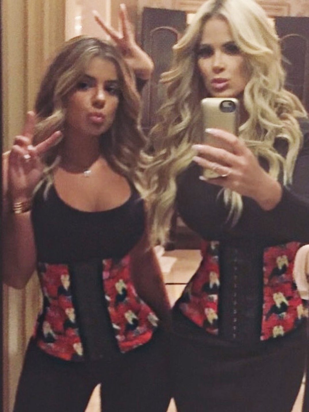 Brielle Biermann and Kim Zolciak