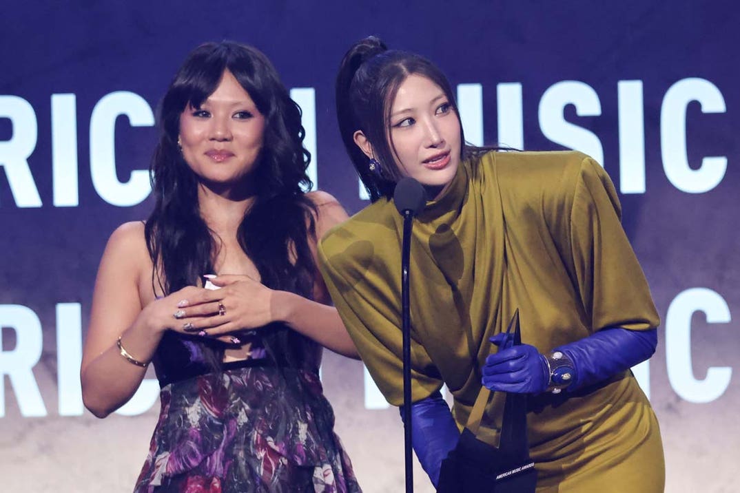 Rei Ami and Ejae, The Singing Voices of HUNTR_X GettyImages-2277631392