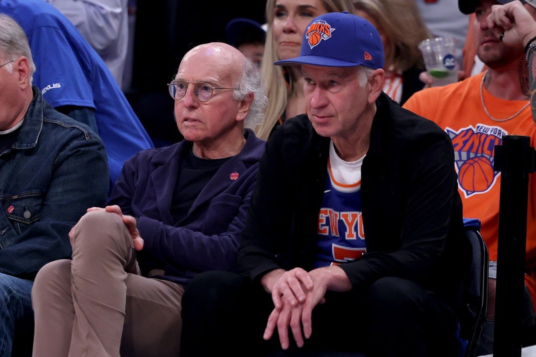Larry David and John McEnroe