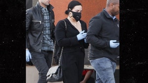 Demi Lovato Shopping With Mask to Prevent Coronavirus