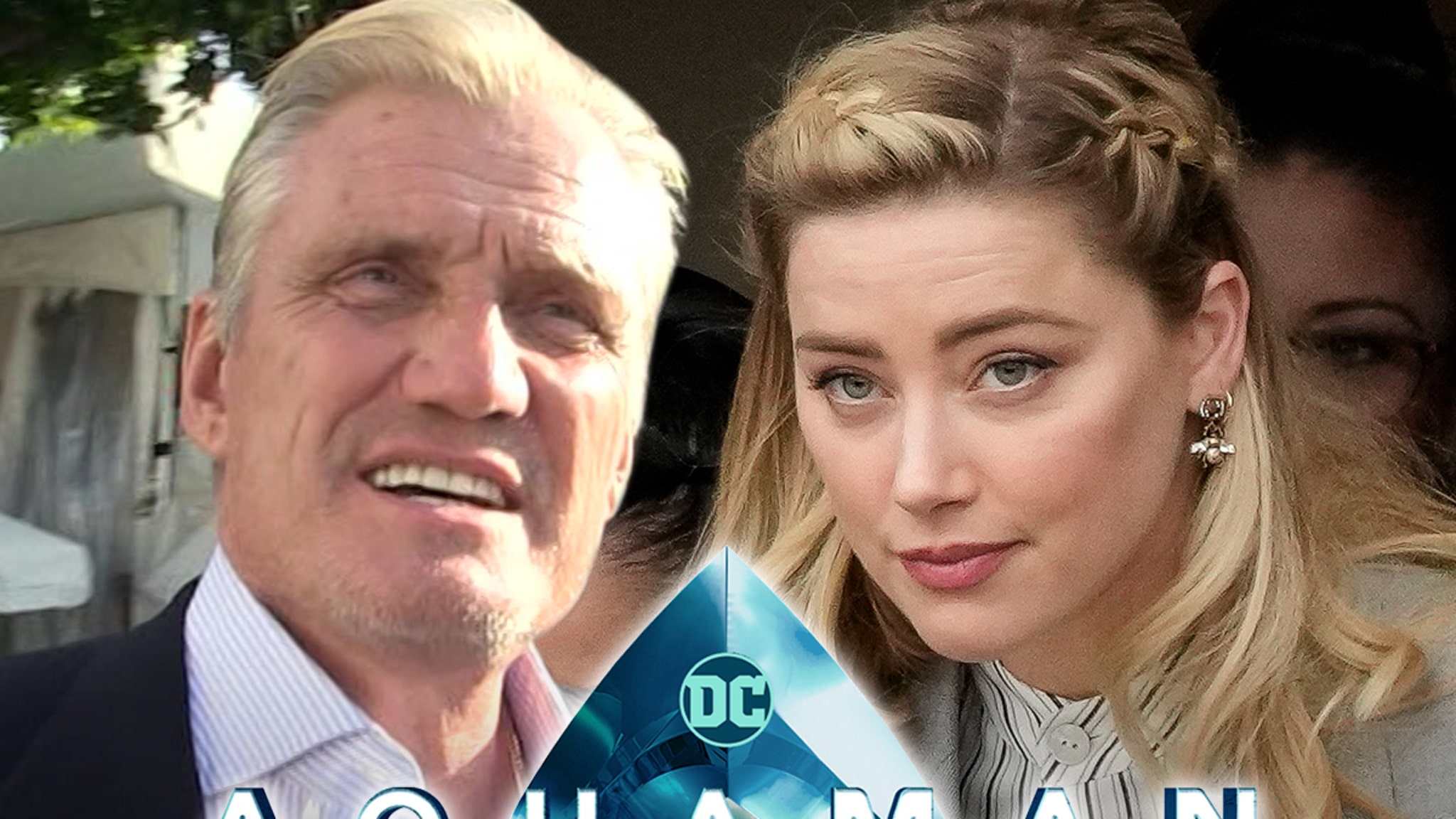 Dolph Lundgren Speaks Highly of Amber Heard on Set of 'Aquaman 2'