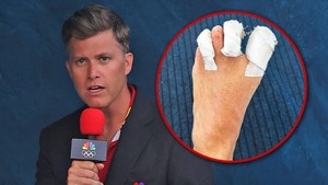 Colin Jost Says His Olympics Toe Injury's So Bad, Ants Are Crawling Inside