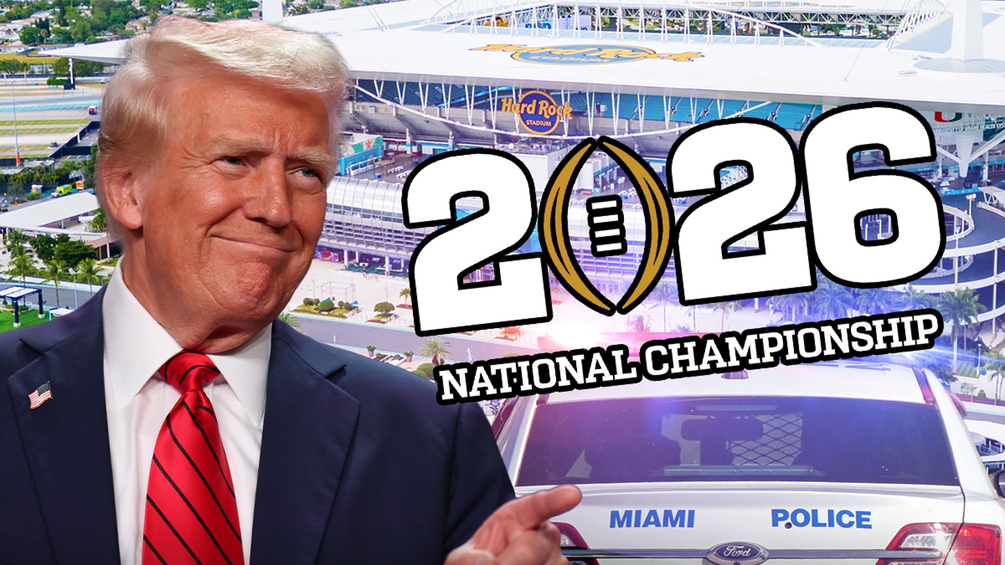 Miami Cops, Feds Boost Security Presence for CFP Game, Trump's Coming!