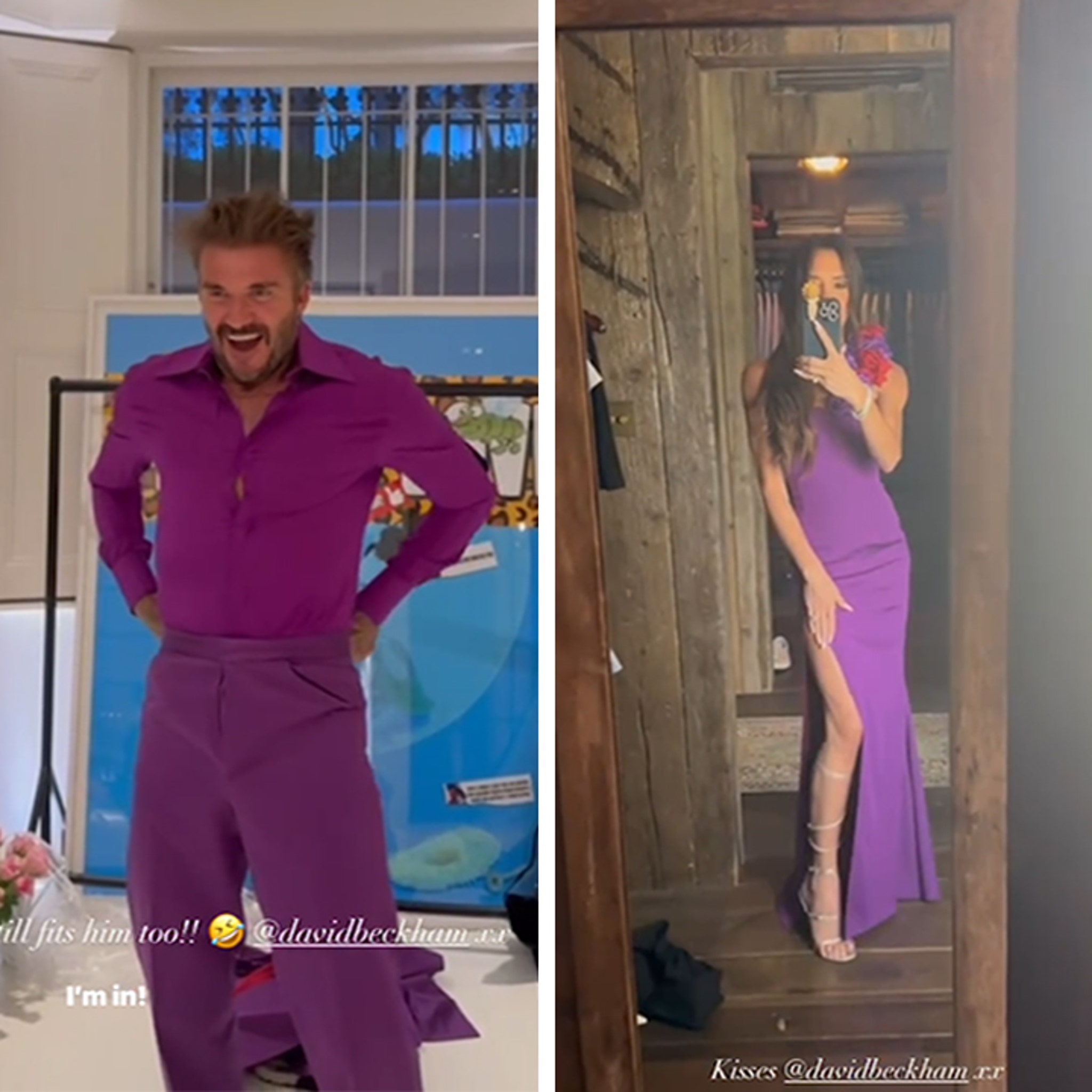 David, Victoria Beckham Wear Same Wedding Outfits for 25th Anniversary David, Victoria Beckham Wear Same Wedding Outfits for 25th Anniversary
