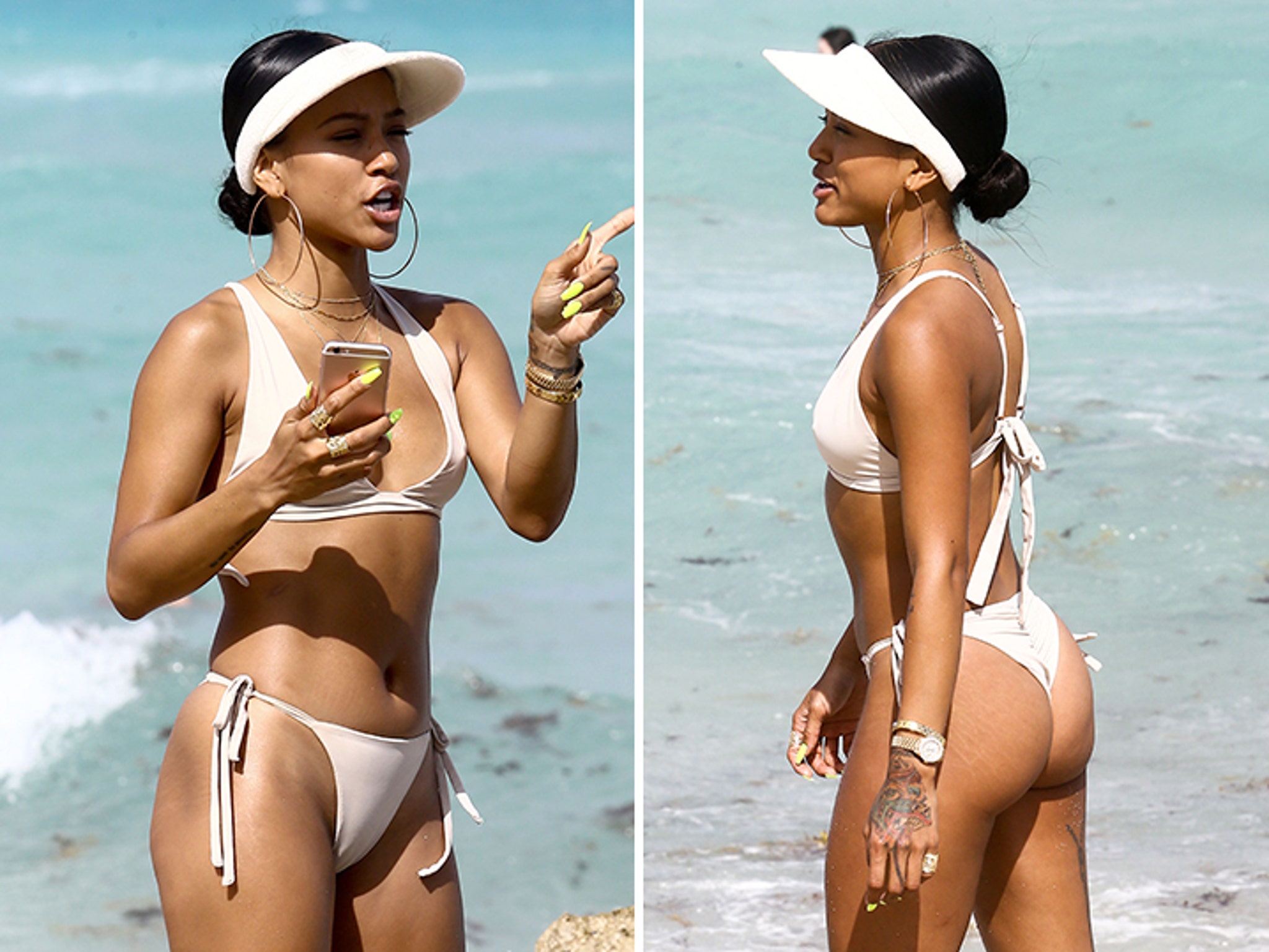 Karrueche Tran Sets Miami Beach on Fire in Super Hot Bikini