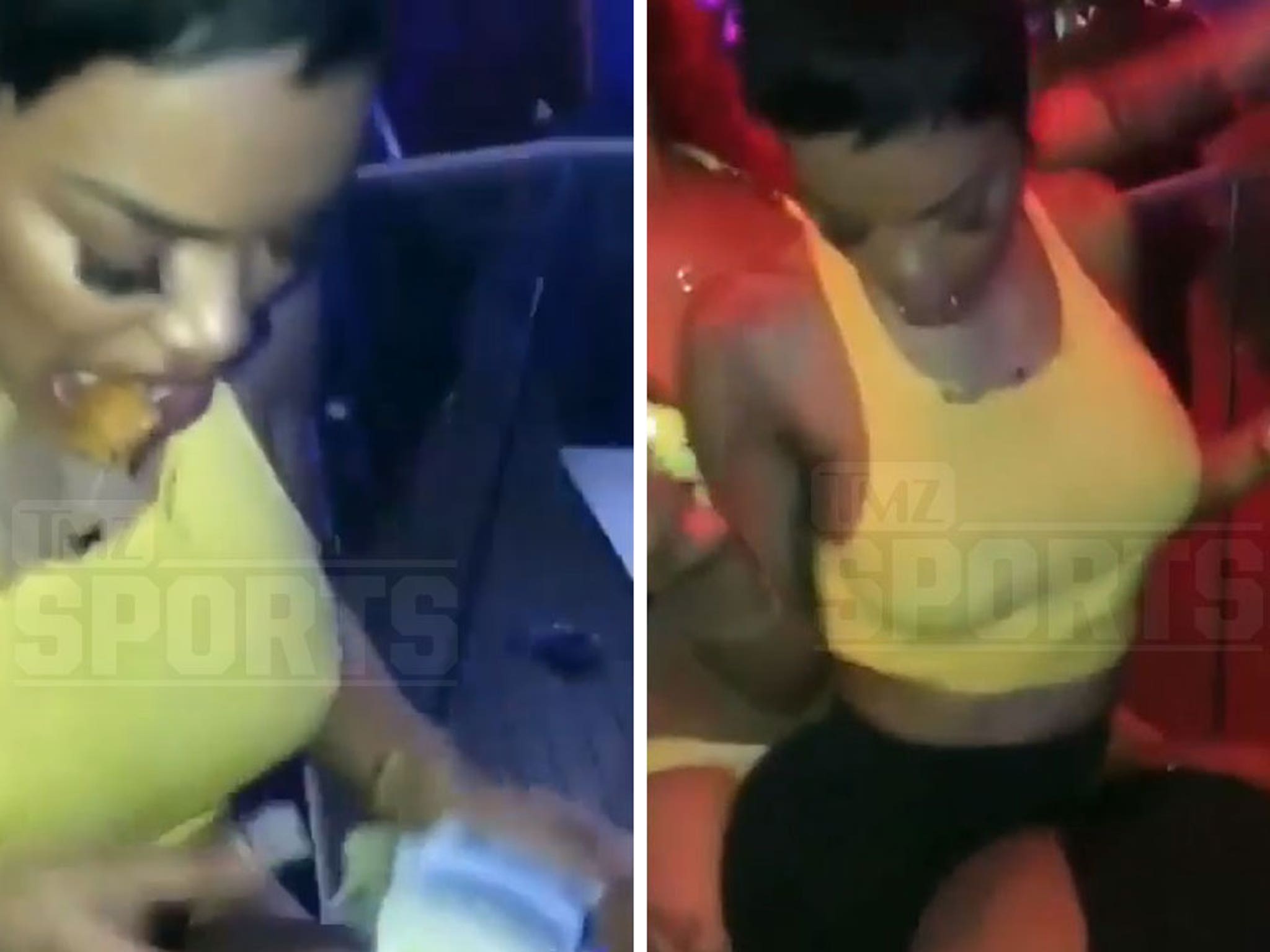 Teyana Taylor Eats Chicken While Grinding on Strippers