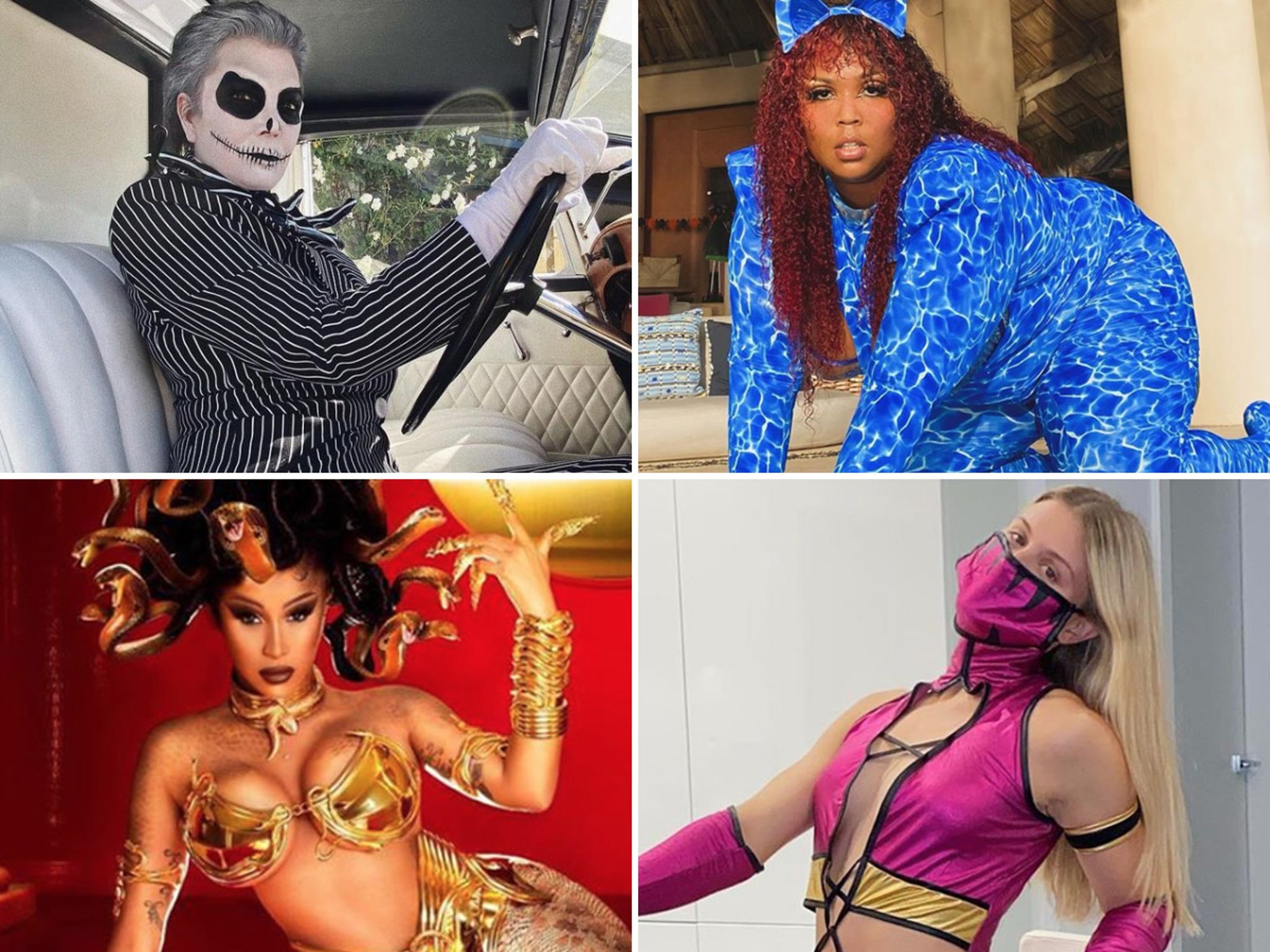 Hollywood Celebrities Best Halloween Costumes Of 2020