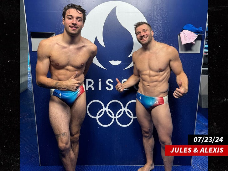 Nadadores olímpicos Jules y Alexis Jandard