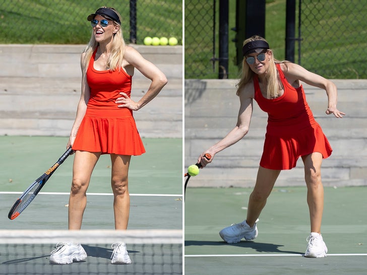 Brooke Mueller Playing Tennis