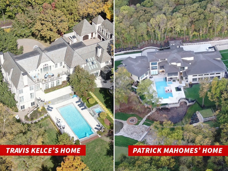 travis kelce patrick mahomes rumah