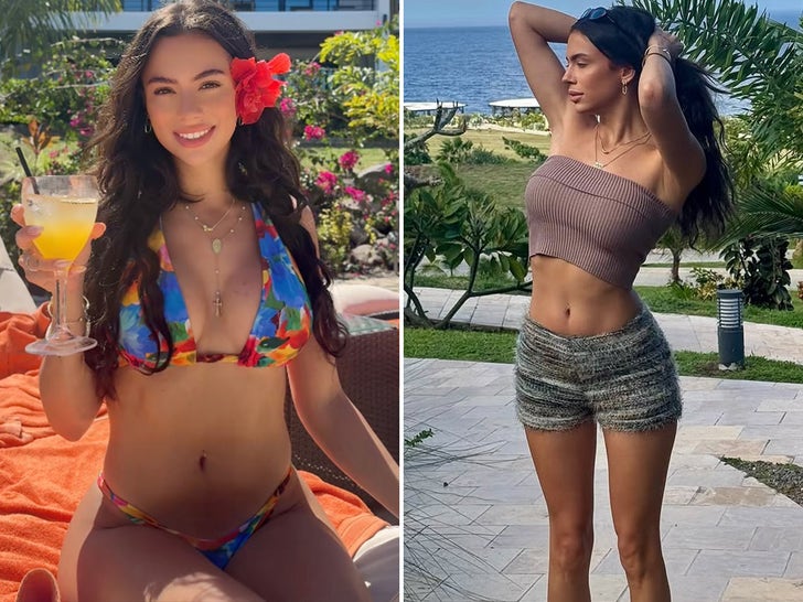 'Too hot too, Kayla Richart kills sexy selfies in the Caribbean