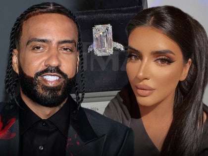 French Montana, Sheikha Mahra ring getty handout composite