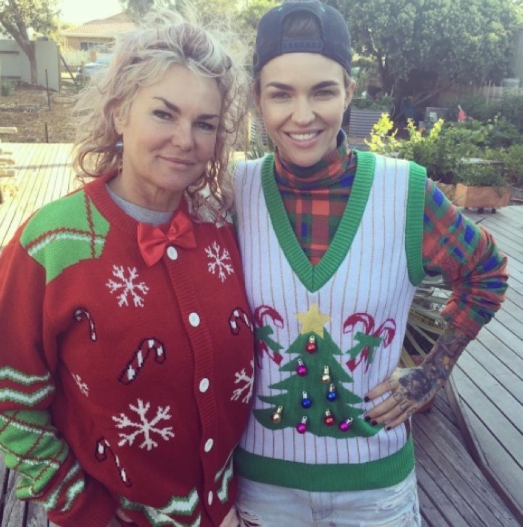 Ruby Rose and her mom