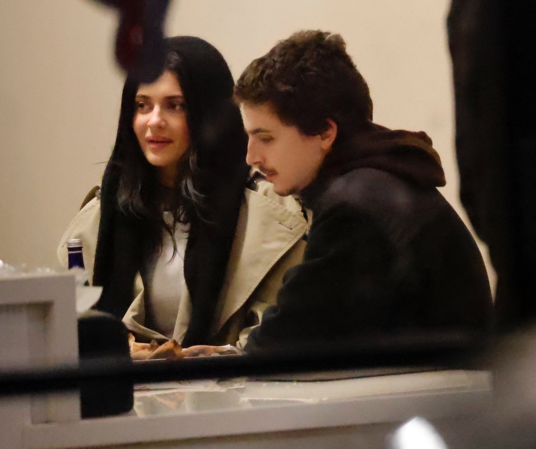 Kylie Jenner Timothee Chalamet Pizza Date 1
