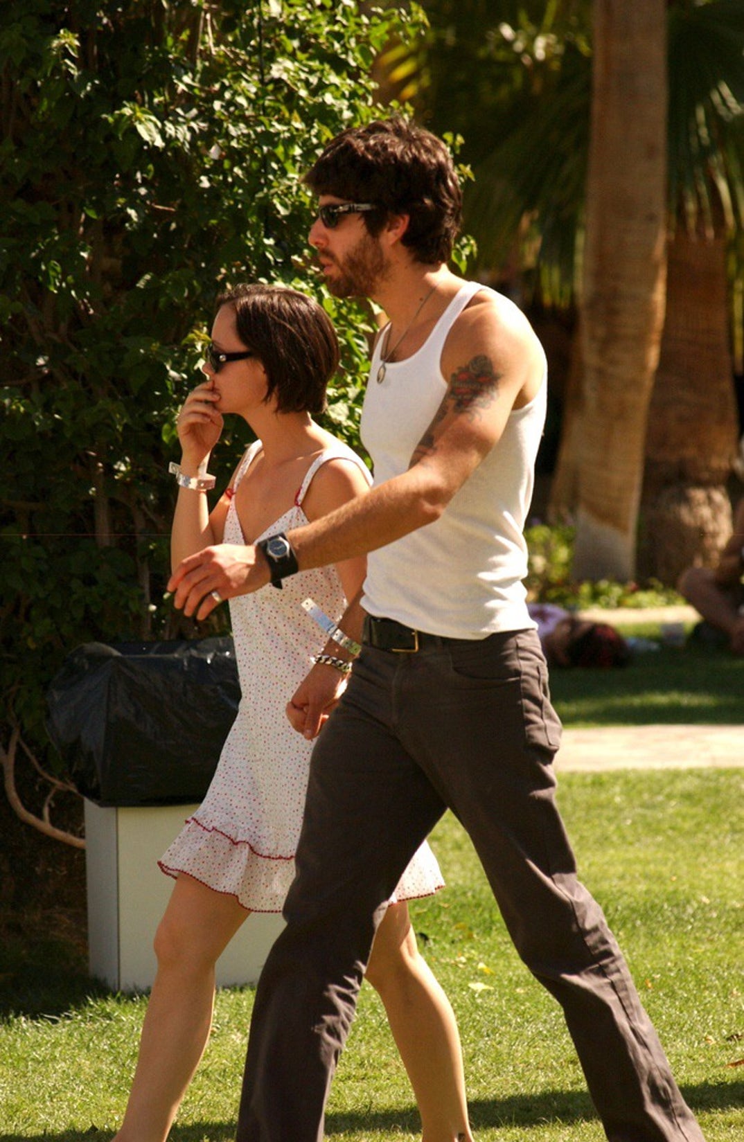 Christina Ricci and Adam Goldberg in 2004