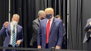 Donald Trump Wears Mask at Ford Plant