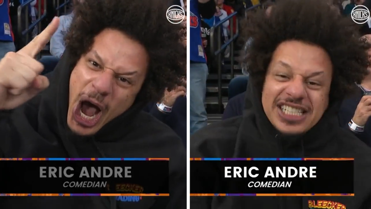 Emily Ratajkowski, Mystery Man ile Knicks Game'de, Eric Andre Tek Başına Oturuyor