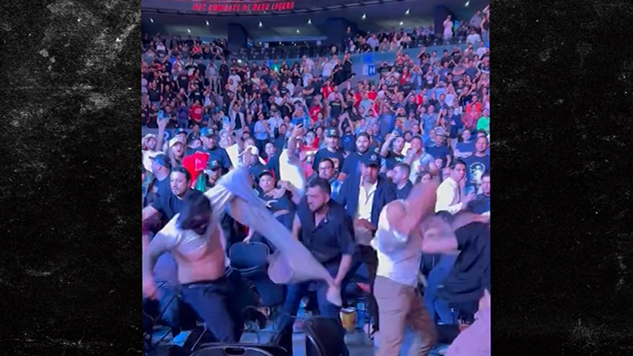 UFC Fan Suffers Brutal Knock Out in Crowd of UFC Fight Night 237 in Mexico