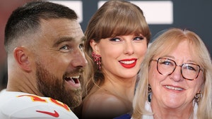 travis kelce donna kelce and taylor swift getty 2