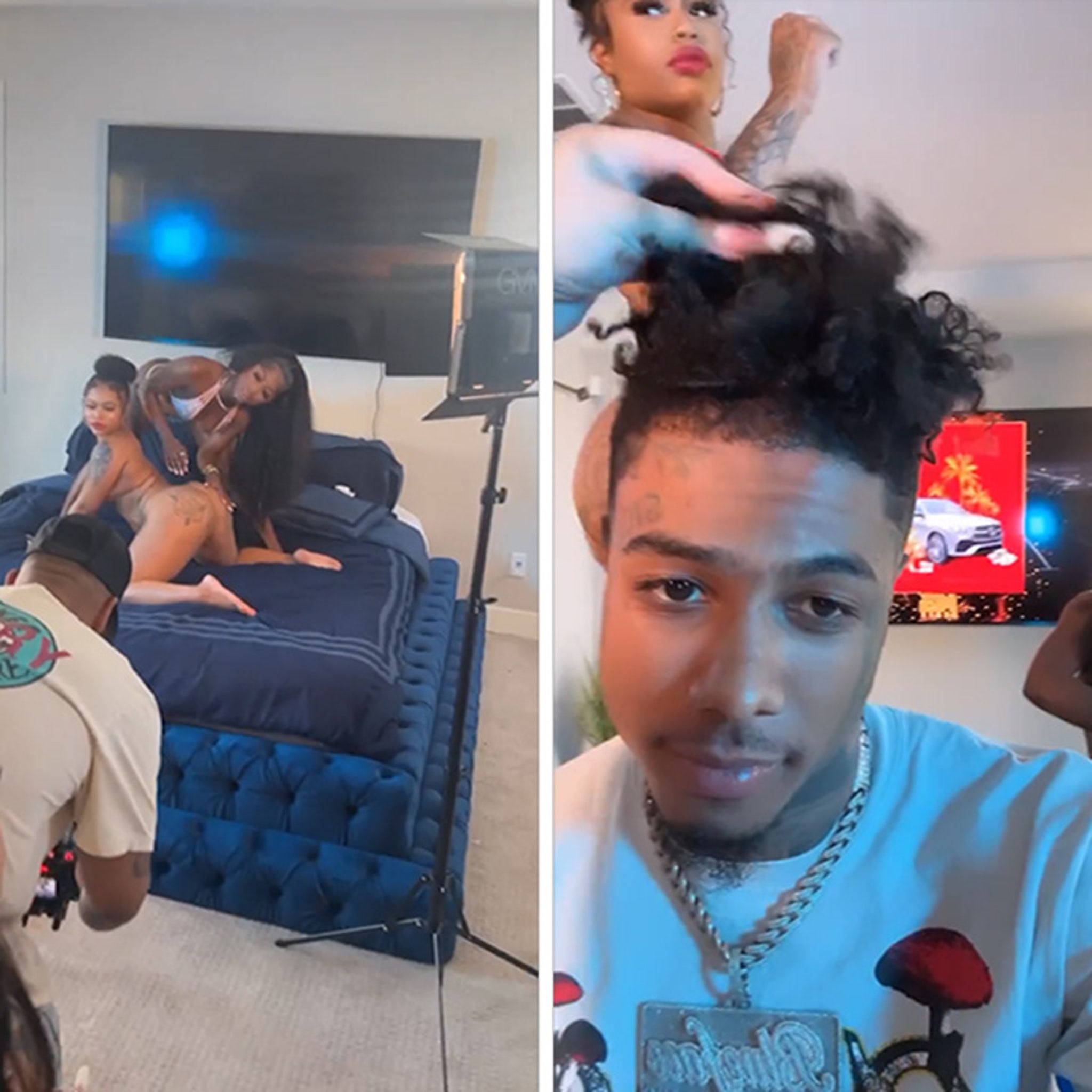 Blueface Slammed For Asking 6-Year-Old Son If Hes Gay for Ignoring  Strippers