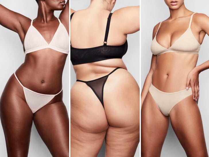 Kim Kardashian just launched a massive collection of SKIMS bras