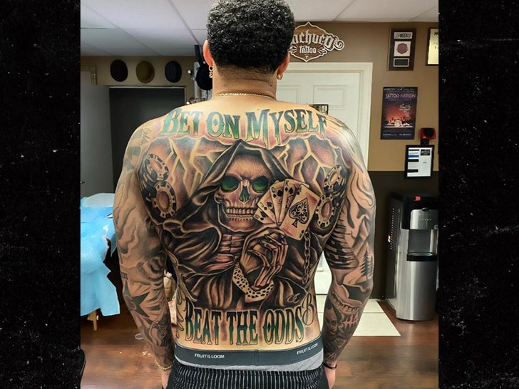 Ball Brothers on Instagram LaMelo Ball got some new ink on his chest    Thoughts on the tattoo  Use code  Lamelo ball Tattoos Chest  tattoos for women