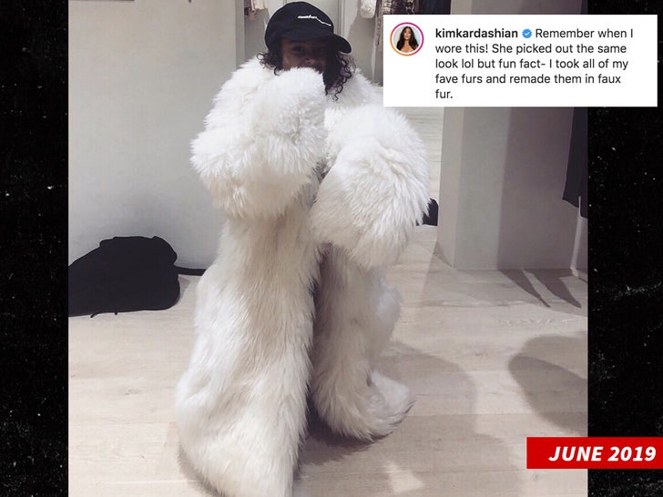 1221 kim kardashian posts faux fur