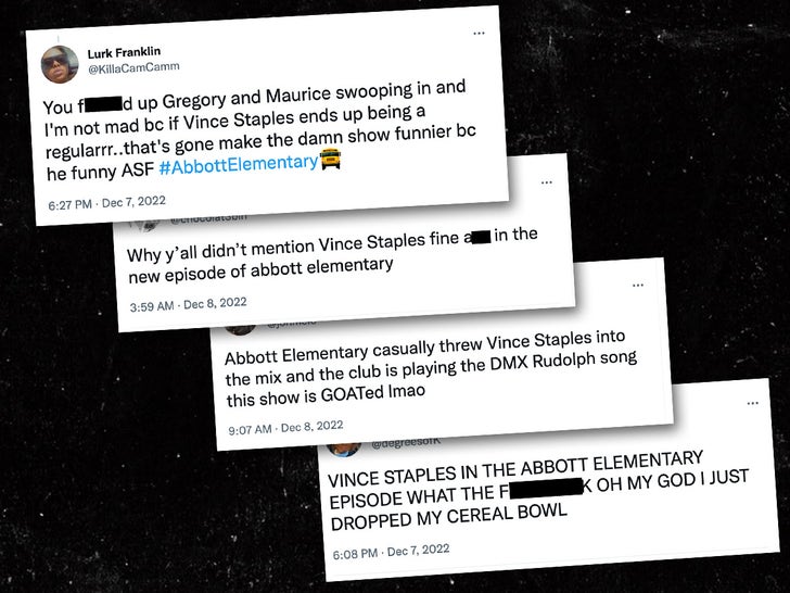 Twitter Reacts To Vince Staples on Abbott Elementary