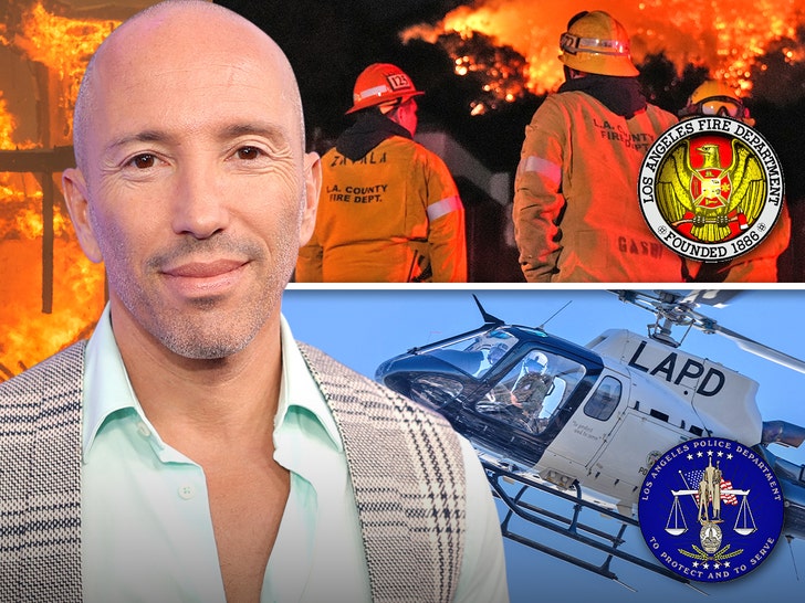 Jason Oppenheim dona a LAFD y LAPD