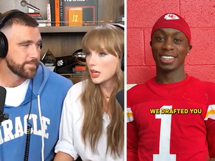 Xavier Worthy, Taylor Swift & Travis Kelce