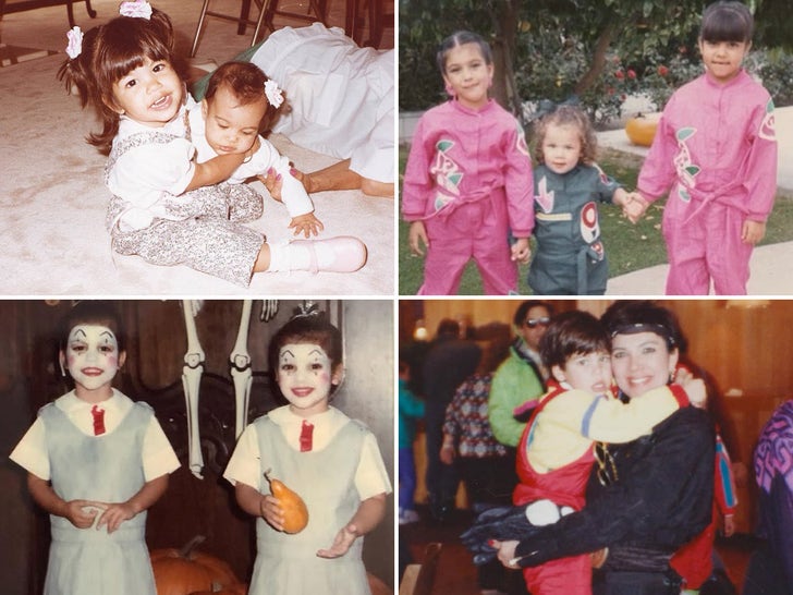 Fotos do retrocesso de Kardashian-Jenner
