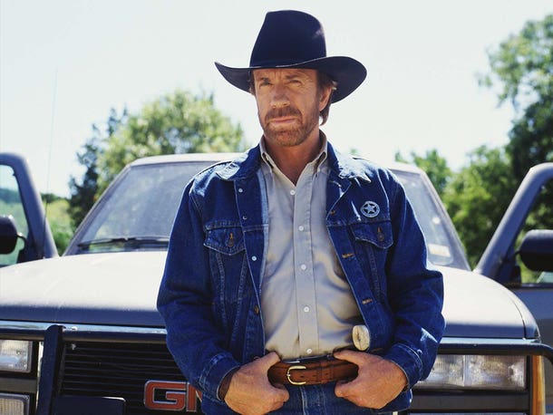 Chuck Norris Through The Years