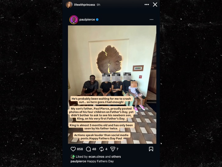 sub paul pierce princess santiago insta