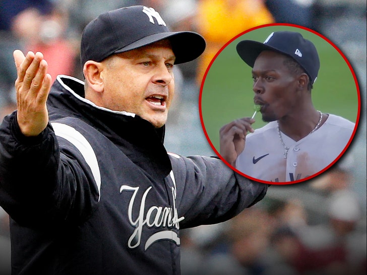 aaron boone and jazz chisholm jr getty yes network 1