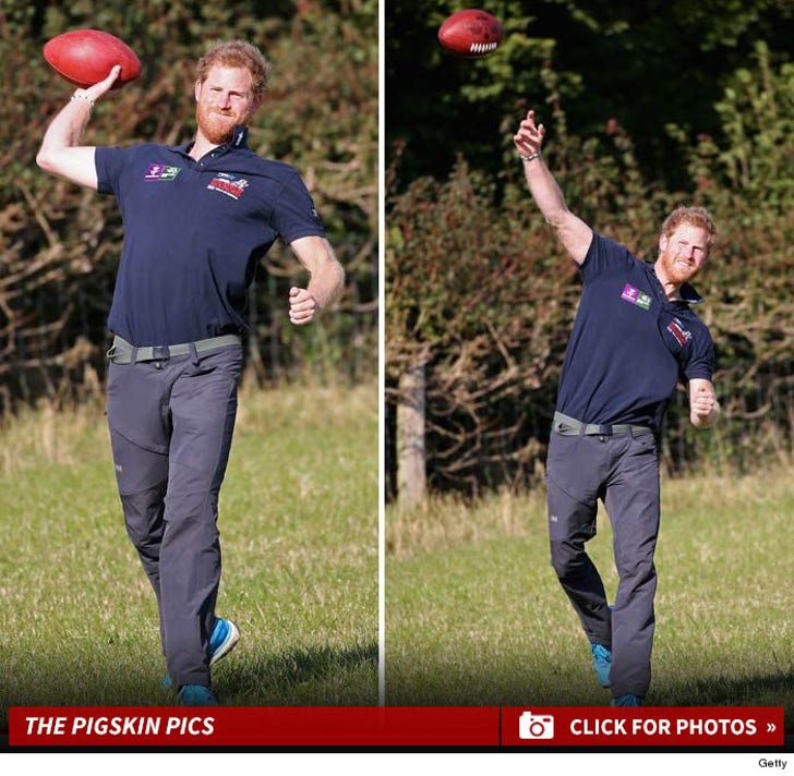 Dan Marino -- When In London ... Play Catch With Prince Harry!