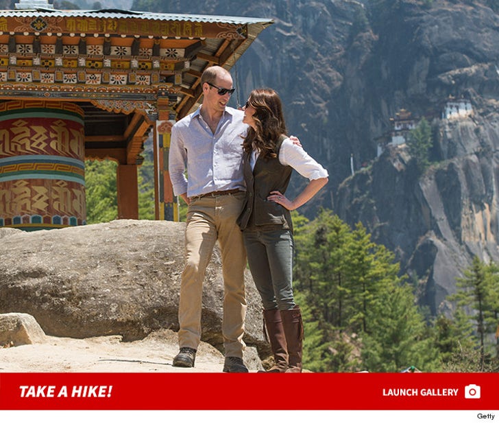 Kate Middleton & Prince William -- Take A Hike!