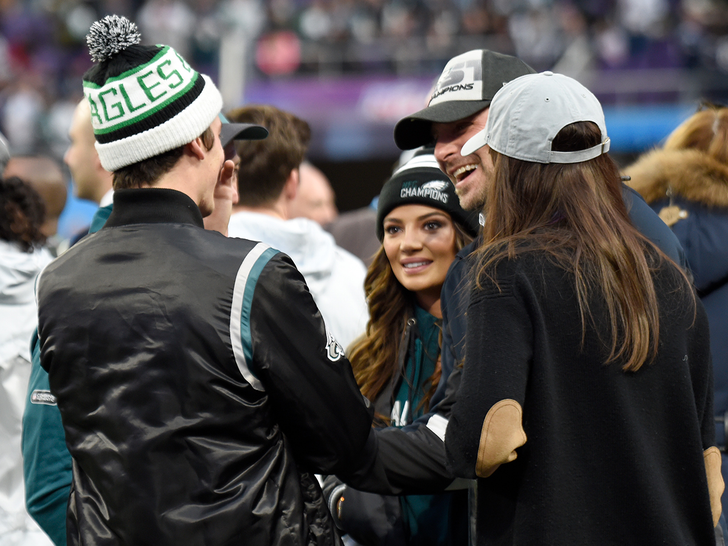 Bradley Cooper & Irina Shayk Watch Eagles Win First Super Bowl